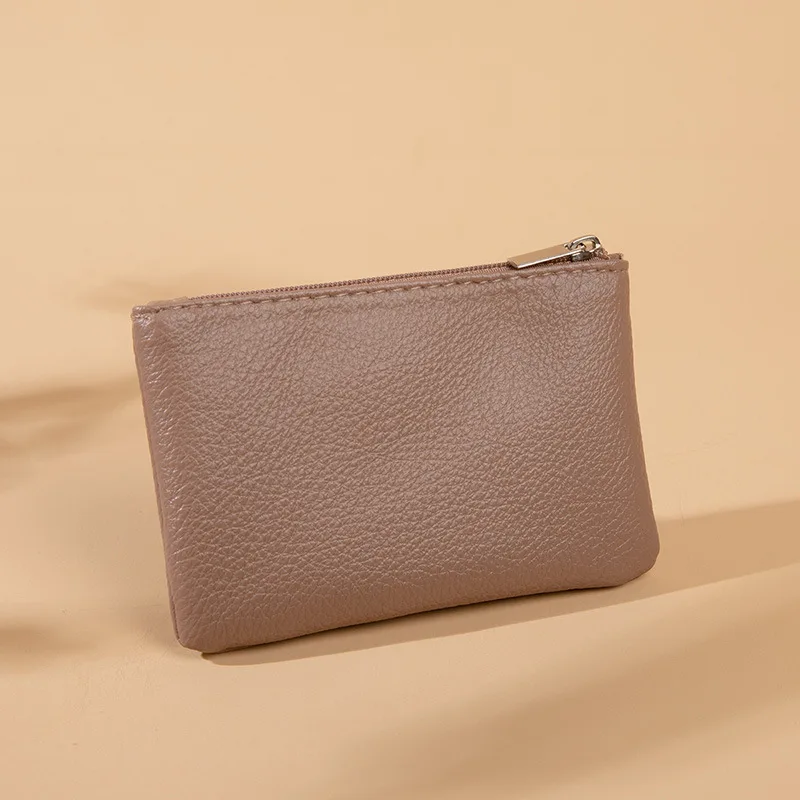 Fashion Women Small Wallet For Ladies Zipper Card Purse Key Storage Bag High Quality PU Short Wallet Female 3