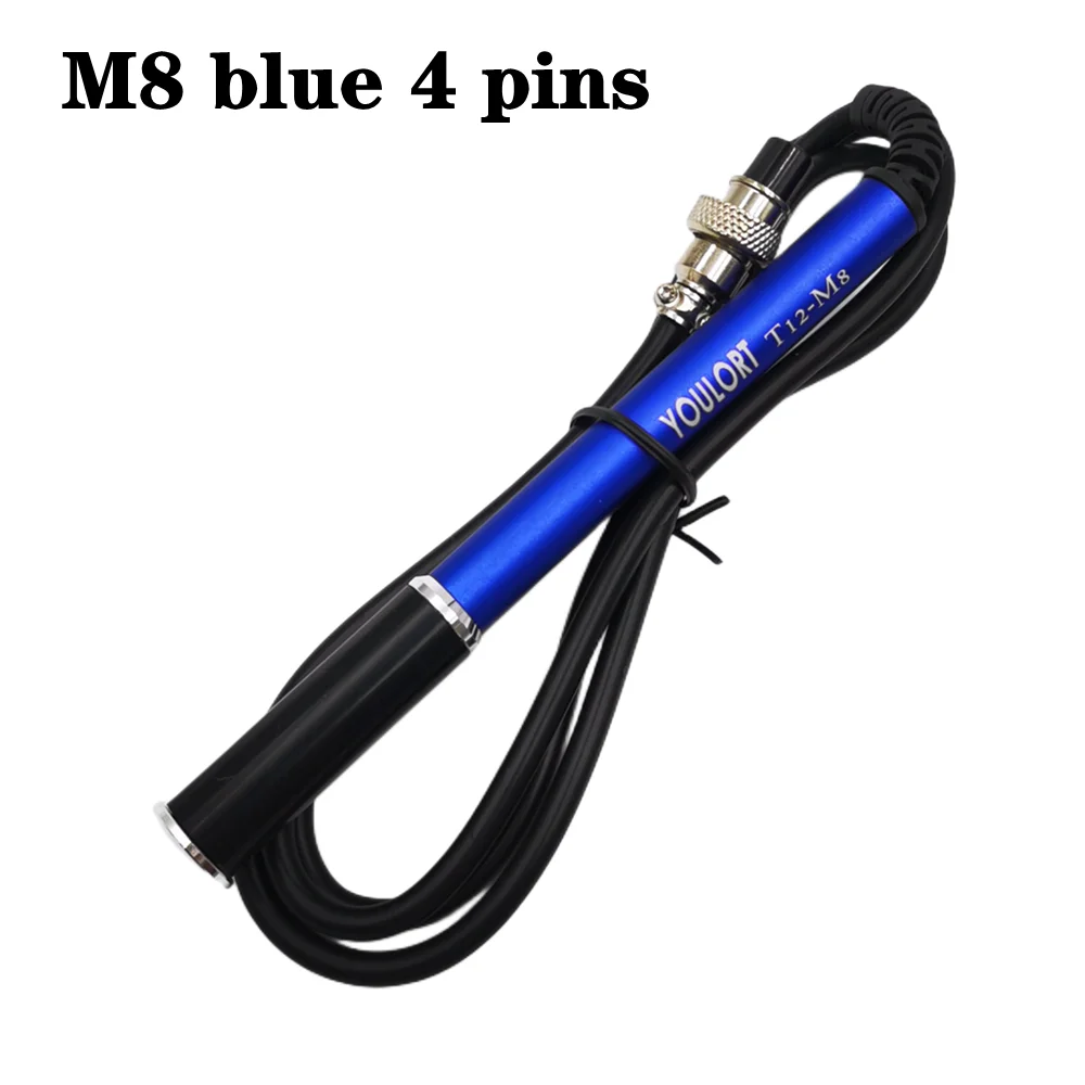 4pins T12-M8 9501 Handle For T12-717A/828A/606A/705/805 Soldering Iron stationTemperature Digital Electric Controller STC 4