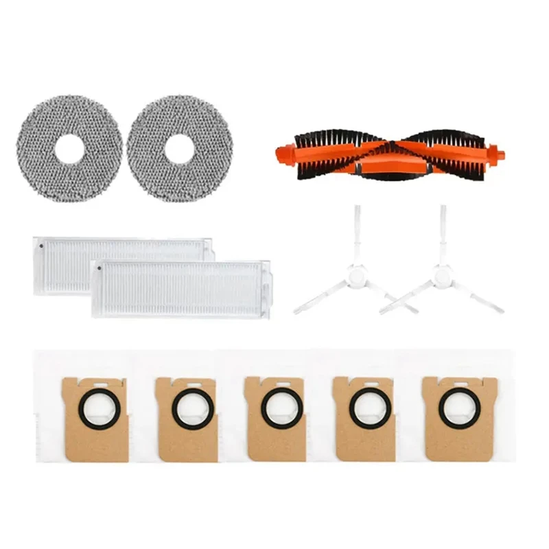 

Сменный ролик для Xiaomi Mijia M30 Pro C107, основная боковая щетка, Hepa фильтр, Швабра, тканевый мешок для пыли, запасные части, аксессуары