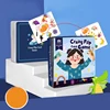 Montessori Toys Bump Card Game Playing Card Game Memory Training Matching Card Game Children Kids Animal Cognitive Education Toy 2
