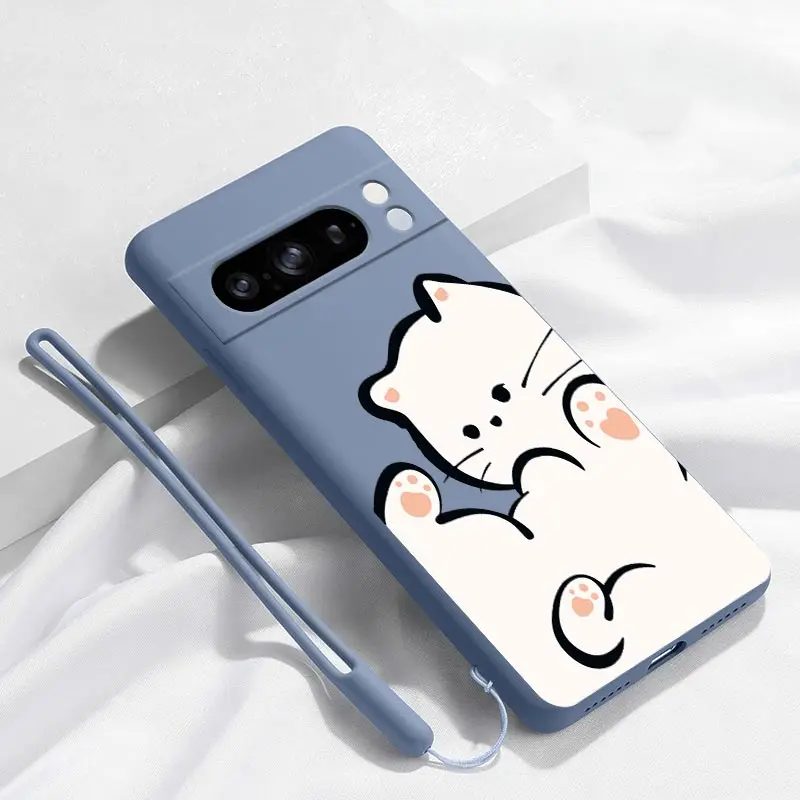 Fluffy Kitten Bracelet Silicone Phone Case Cover