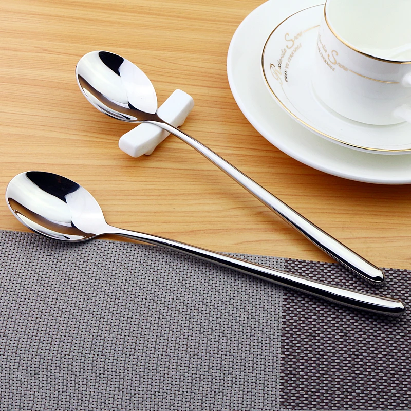 Supporto Per Cucchiaio In Acciaio Inox, Verticale A Manico Lungo, Con Piattello Raccogocce, Per Mestoli E Utensili Da Cucina, Argento, 18,3x10,9x10,9 Cm