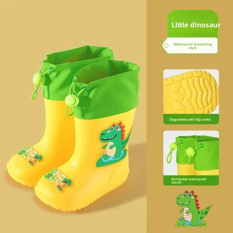 Yellow Dinosaur [upgrade TPR waterproof elastic mouth]]