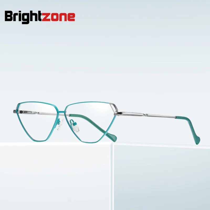 

Модные женские очки кошачий глаз с защитой от сисветильник, медицинские оптические Rx очки для близорукости, оправа для очков серые очки