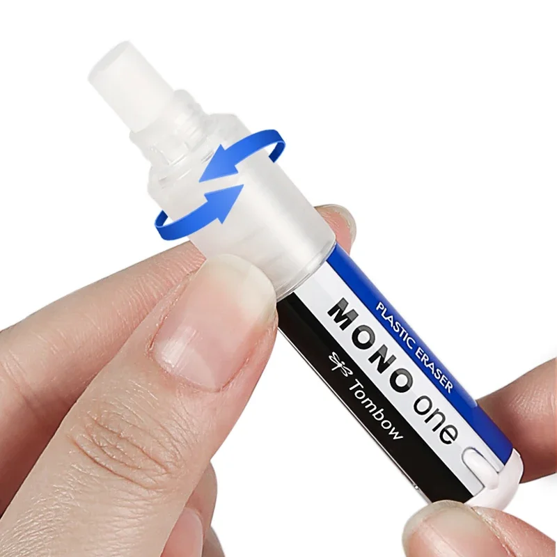 TOMBOW MONO ONE 消しゴム JCB-111 学生子供口紅回転消しゴムアート