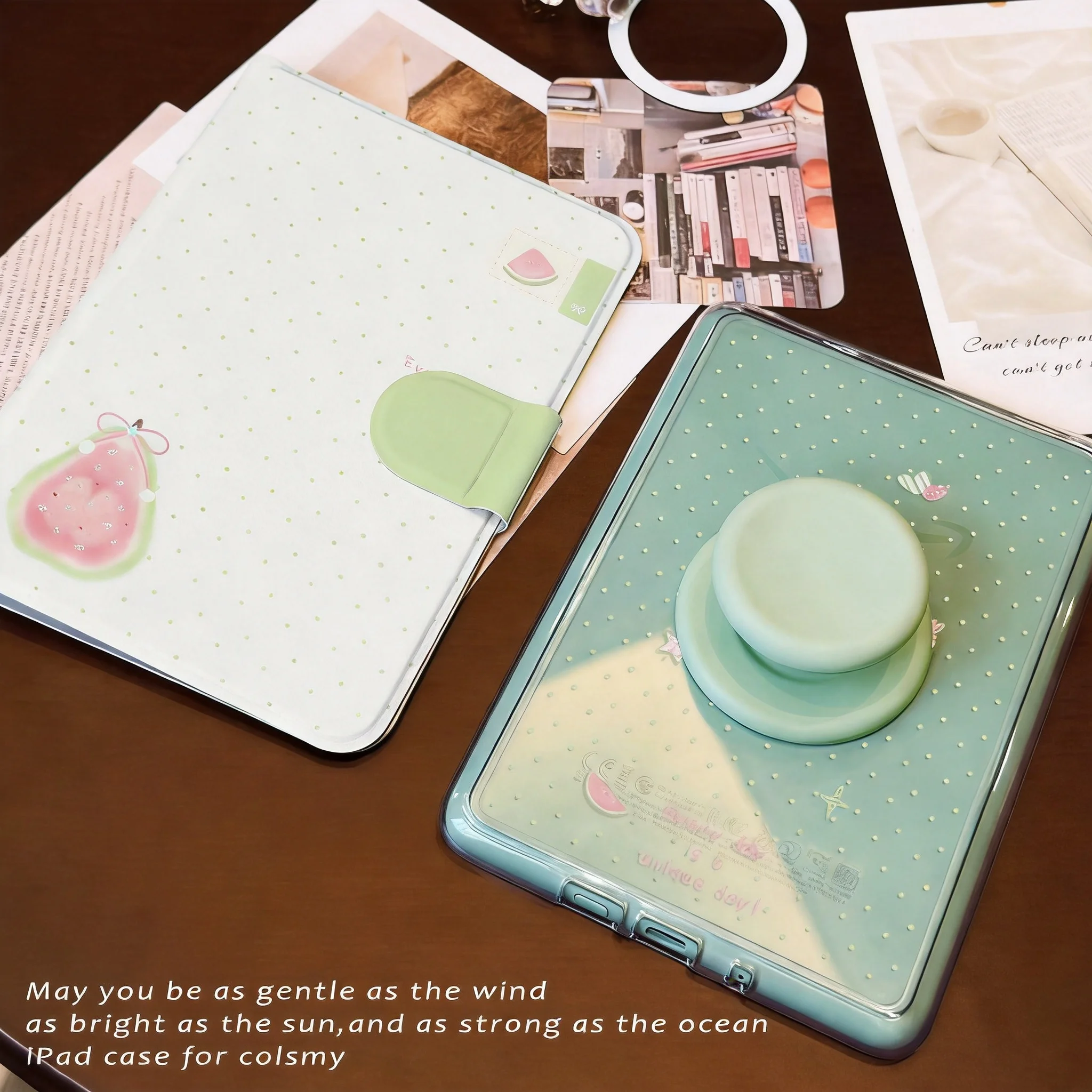 Premium Detachable Magnetic Book Cover with Magnetic Buckle