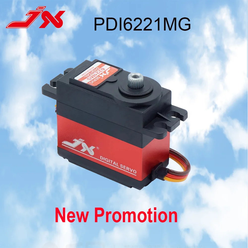 

JX Servo PDI-6221MG 20 кг большой крутящий момент металлическая Шестерня Стандартный цифровой сервопривод для радиоуправляемого автомобиля гусеничная лодка вертолет модель