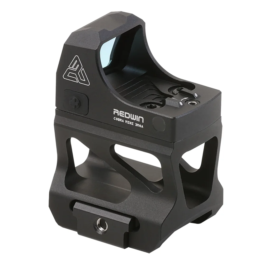 Red Win 4Ps Riser Mount T6061 Aluminum 1.6" 1/3 Co-witness Fit for Cobra Mini 4Ps Red Dot Sight 1913 Picatinny Rails