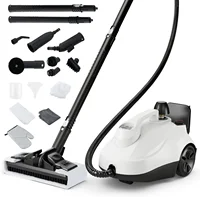 Multi-Purpose Steam Cleaner, Portable Steamer with Trigger Lock, Wheels & 61 OZ Water Tank, 1800W Steam Cleaning Machine for Uph 1