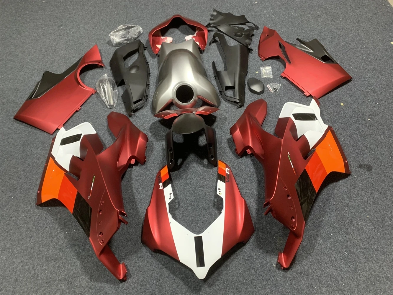 

New Fairings Whole Vehicle Body Kit Complete External Member Cowling For Panigale V4 V4S V4SL V4SP V4R 2020 2021 2022 red