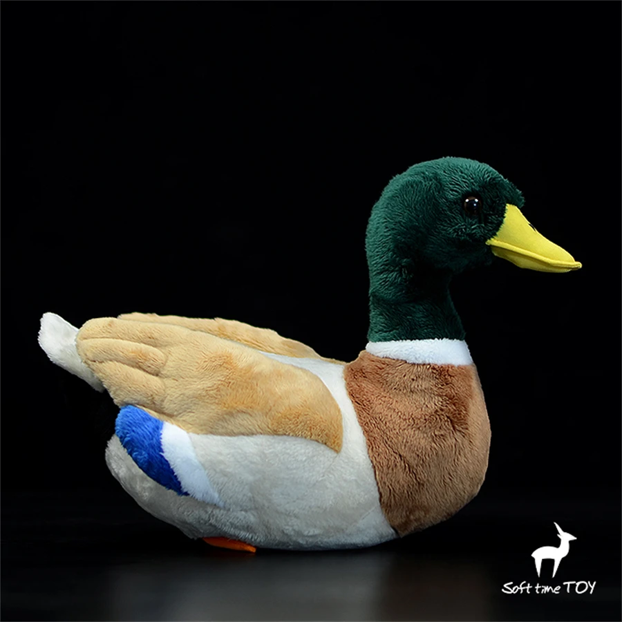 Mallard Duck High Fidelity Anime Cute Plushie Wild Duck Peluche Animali Realistici Simulazione Bambola Di Pezza Kawai Toy Regali Per