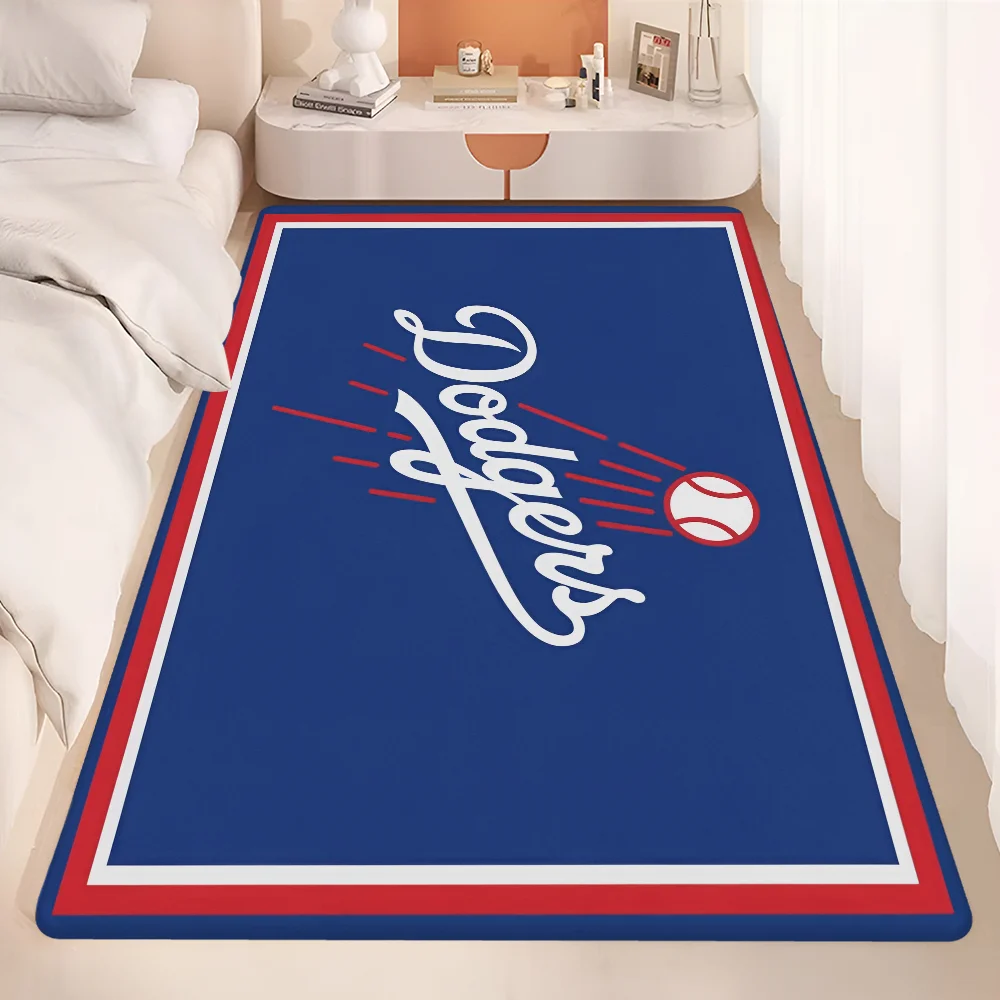 L-a D-Dodgers Baseball Team Entrance Door Mat Nordic Style Bedroom Living Room Doormat Home Balcony Anti-Slip Modern Home Decor 2