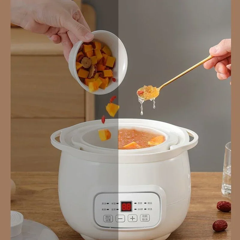 Electric stew pot baby porridge stew baby auxiliary food pot bb small automatic porridge cooker special-purpose