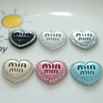 Diamond Letter Resin Charms 1