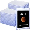 5Pcs/Pack 35PT Magnetic Card Holder for Baseball Sports Pokemon Card Protector Trading Cards Hard Plastic Sleeves Display Case 1