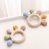 1pc Silicone Teether Baby 0 12 Months Teething Toys Teether Ring Silicone Baby Teether Toys for Toddler BPA Free Baby Toys Gifts 6