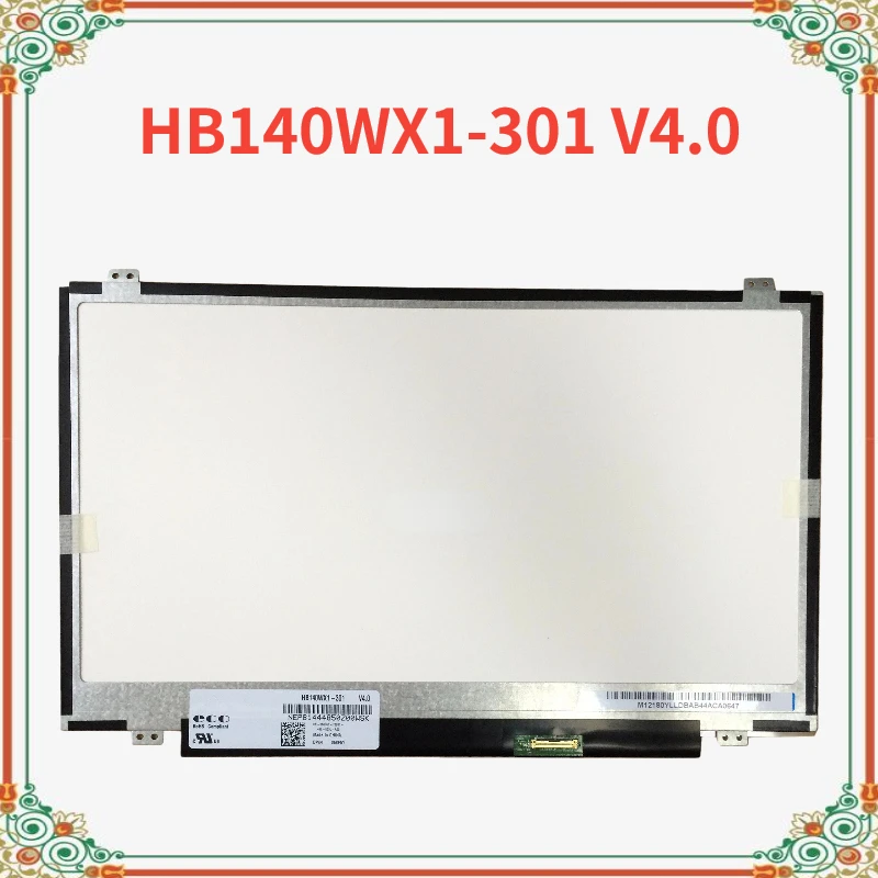 

14.0 inch HB140WX1-301 V4.0 fit HB140WX1-601 HB140WX1-501 HB140WX1-401 LTN140AT31 N140BGE-EA2 N140BGE-E33 N140BGE-E43 B140XTN03.