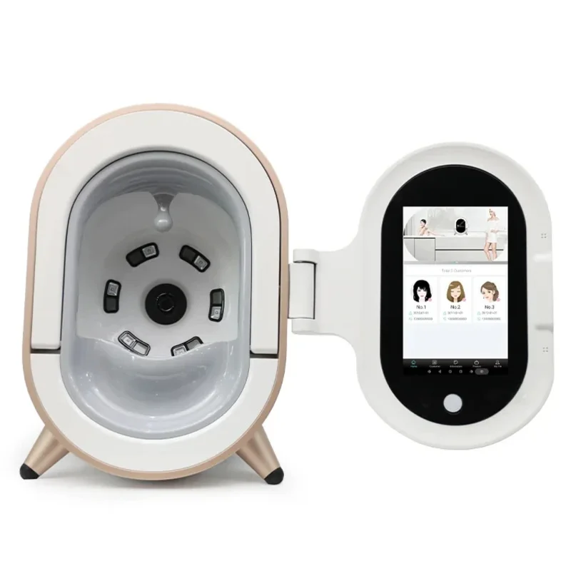 2024 한국 피부 분석 시스템 매직 미러 머신 M9 페이셜 테스터 4D 카메라 피부 관리 분석기