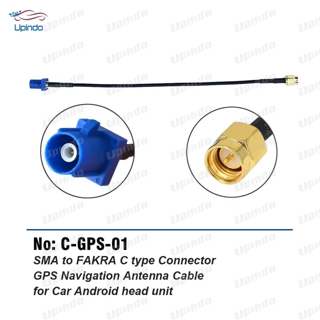 Cavo GPS Fakra C A SMA - Spirale, 30cm, Per Antenne Auto, DVR, Navigazione - Foto 4