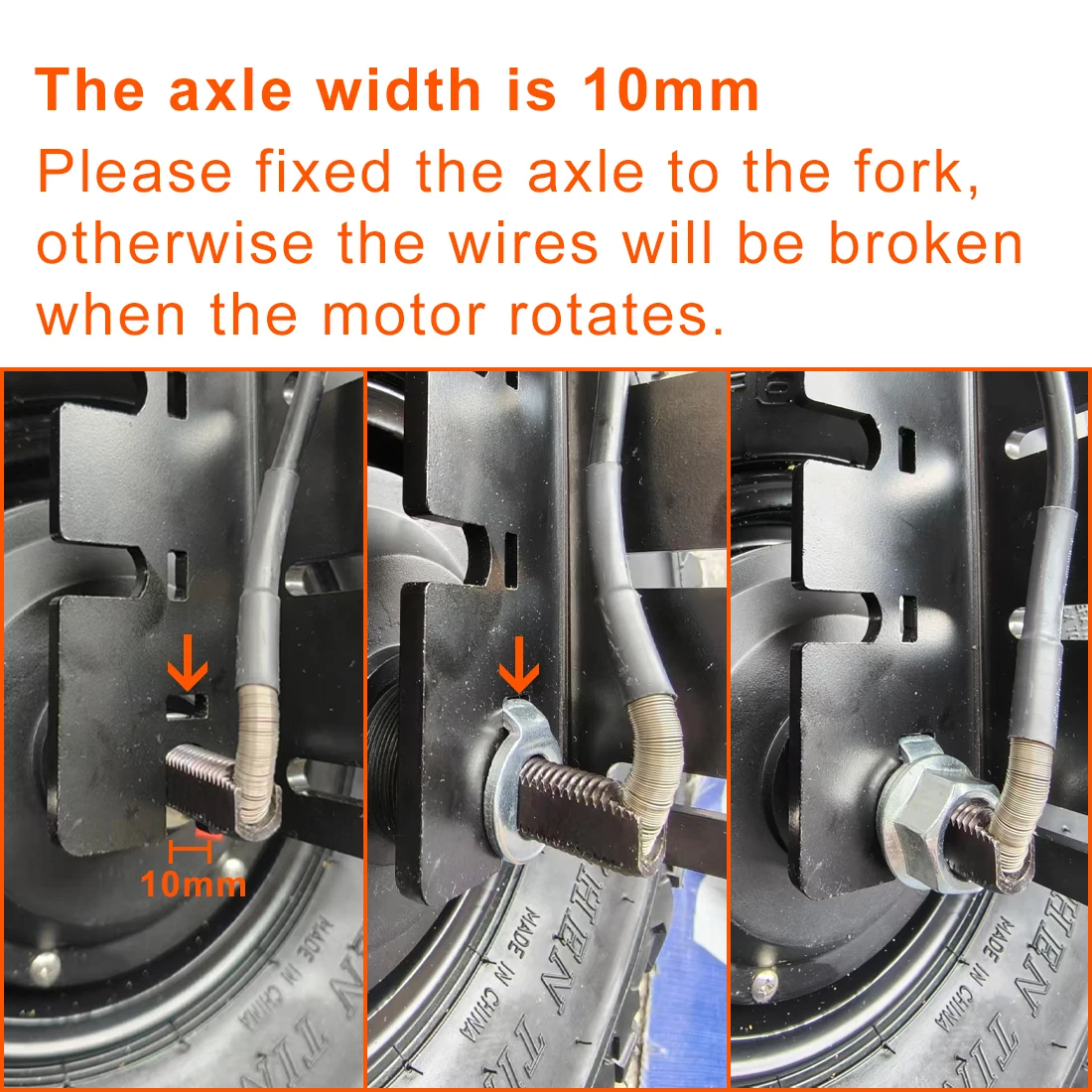 350W 8 Zoll Bürstenloser Naben-Getriebemotor mit Niedriger Drehzahl, Geländereif 350W 8 Zoll Bürstenloser Naben-Getriebemotor mit Niedriger Drehzahl, Geländereif
