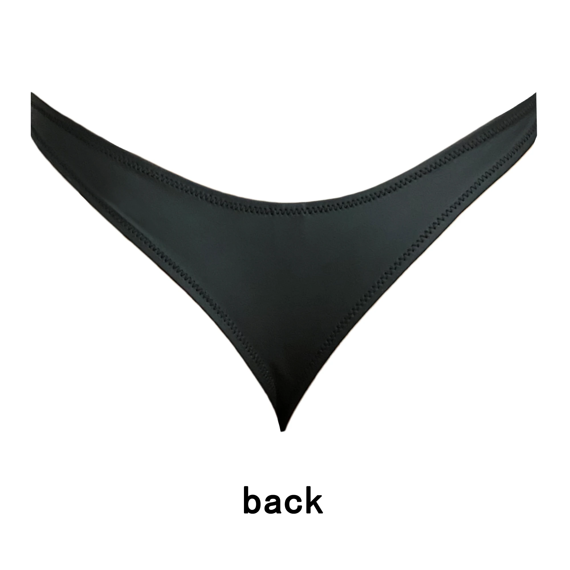 Masked staffs Large waist Men's Matte pu oversized t-pants solid bikini high score bikini bottomed underwear comfortable pants