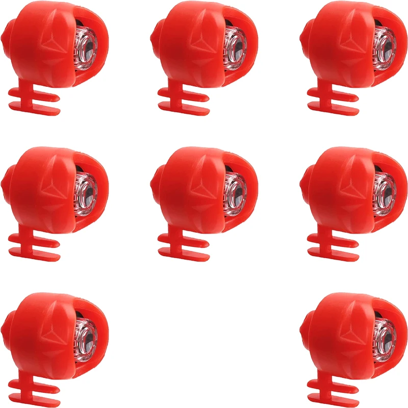 red 8pcs
