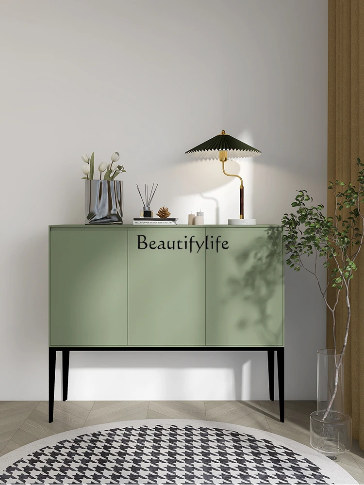 

Minimalist Italian Paint Sideboard Cabinet Living Room Wall Entrance Cabinet