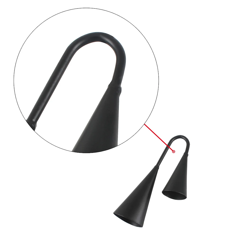 Two-Tone Double Bell Binaural Cowbell with Drum Stick - Percussion Instrument