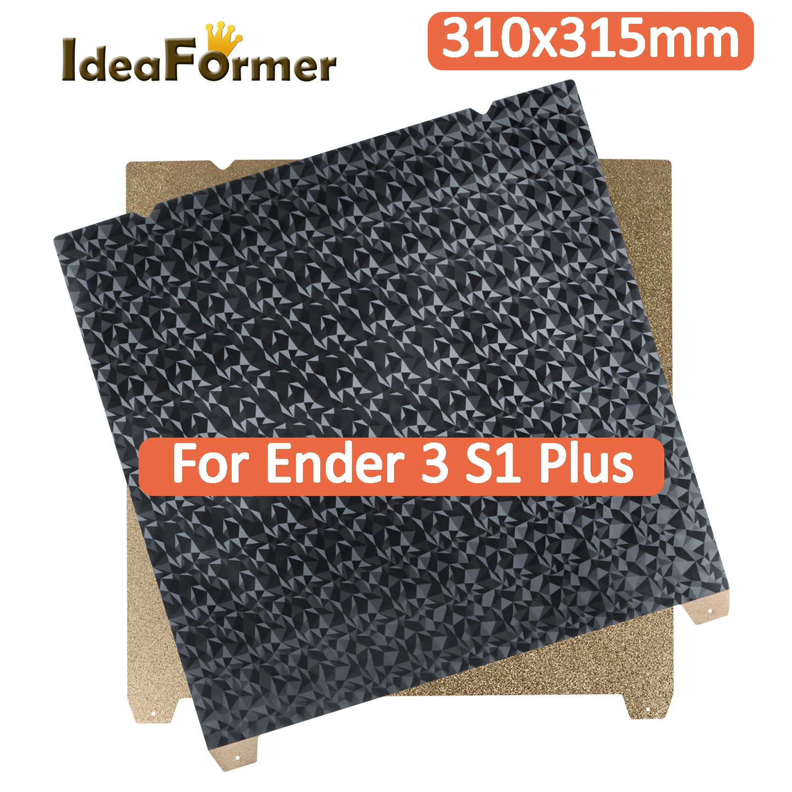 For Ender 3 S1 Plus PEI Sheet 310x315mm Double Sided Printing PEO PEI Sheet for Sovol sv06 Plus CR-10 Smart Pro PEI Build Plate