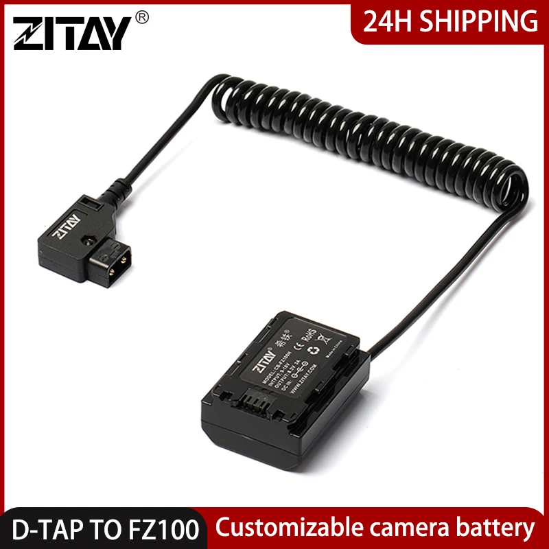 Zitay D-Tap A Np-Fz100 Batteria Fittizia Per Fotocamera Per Sony Alpha A7Iii A7R Iii A9 A7R Iv Alpha 9 Ii A9R A9S A7R3 A7S3 Led Light Power
