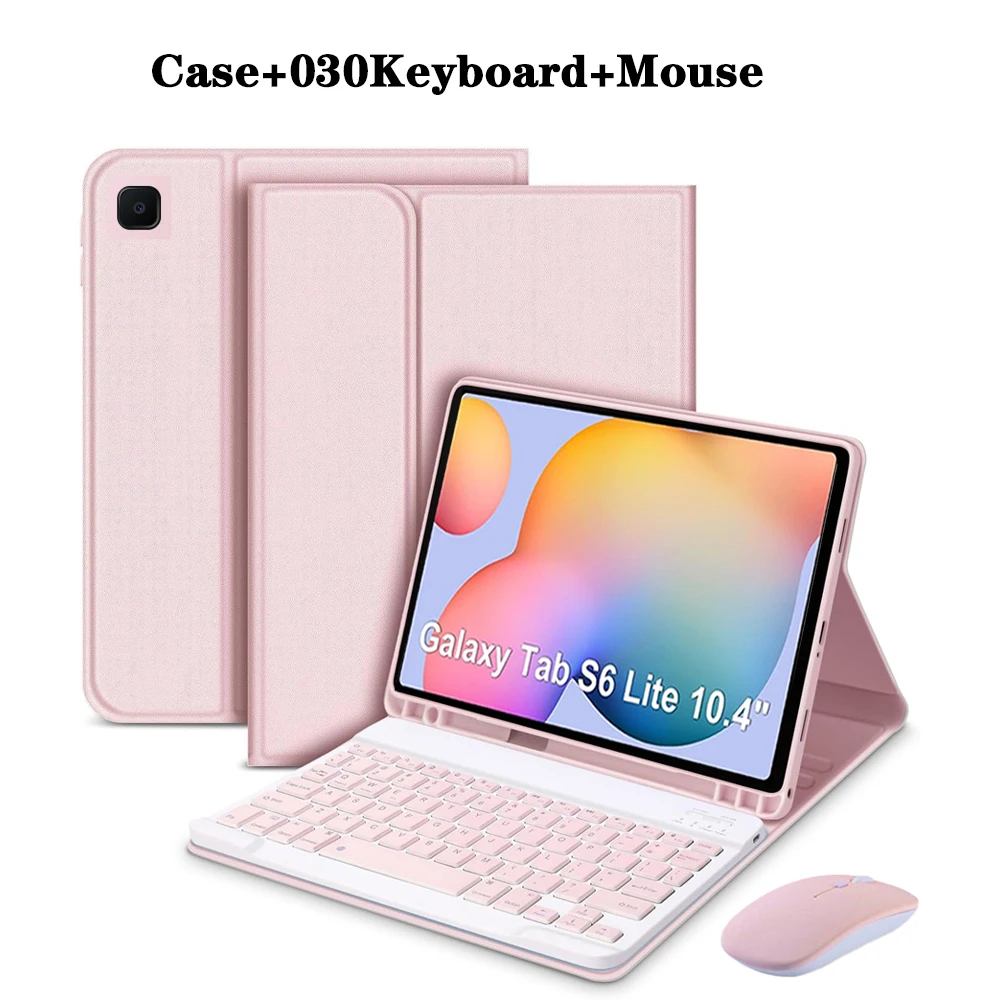 Premium Tablet Case and Keyboard Cover with Pencil Holder, 10.4-Inch