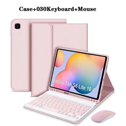 Premium Tablet Case and Keyboard Cover with Pencil Holder, 10.4 - Inch - Spanish (Pink 2)