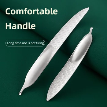 Lima per unghie in acciaio Lima per unghie professionale Lima per unghie in metallo Lima per unghie a doppia faccia di alta qualità Strumenti per manicure e pedicure 1