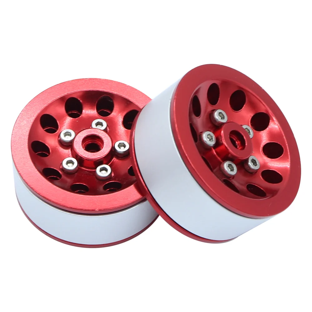 Set de 4 Jantes de Voiture RC 1:10 avec Pneus - Pièces de Rechange