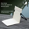 Foldable Camping Chair Outdoor Garden Park Single Lazy Chair Backrest Cushion Picnic Camping Folding Back Chair Beach Chairs 1