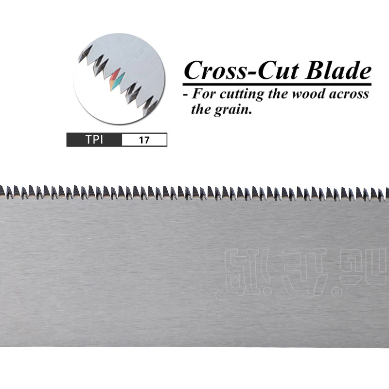 150mm Wood Saw SK5 Steel 3-Edge Tooth 17 TPI Japanese Saw Flush Cut Trim for Woodworking