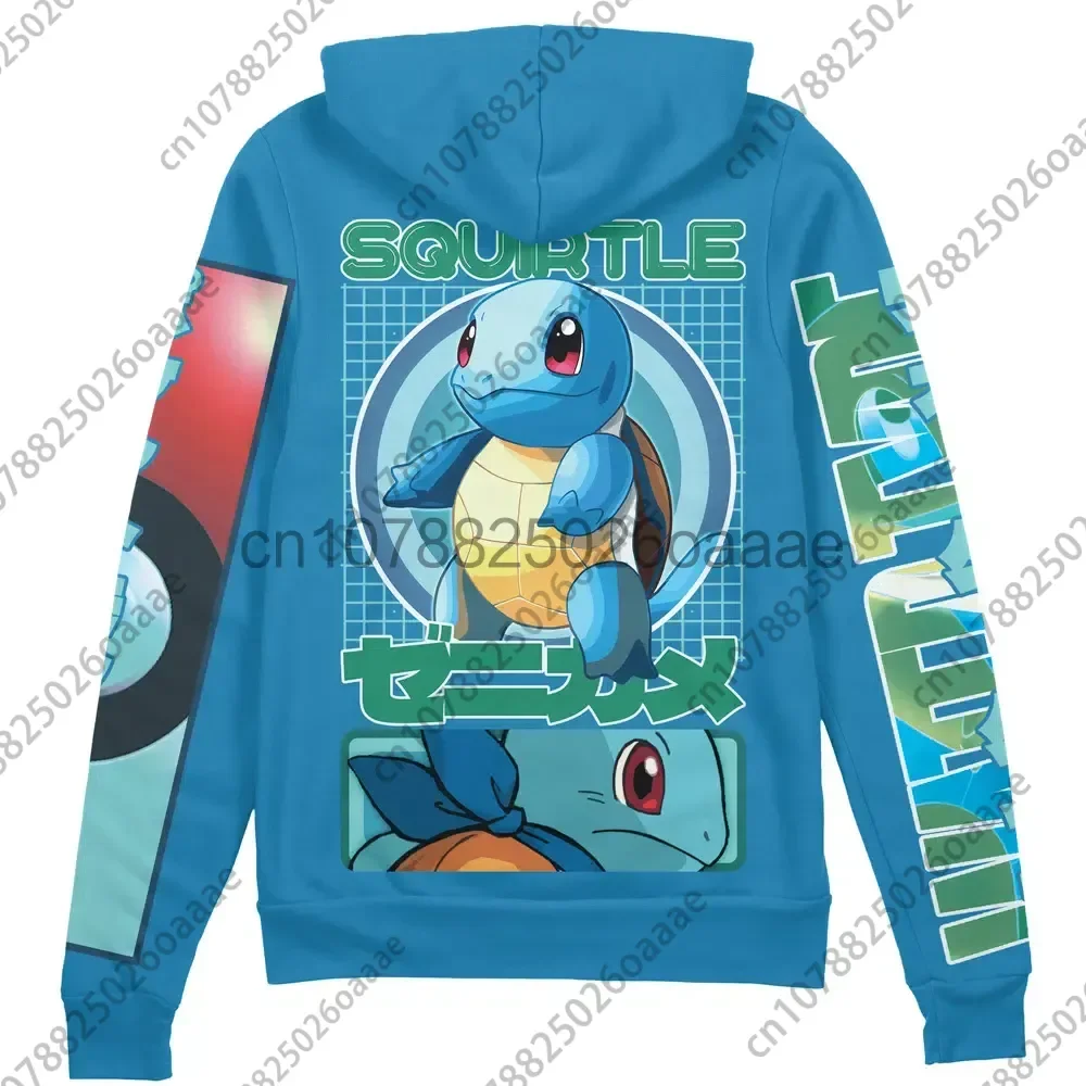 

2024 Pokemon Squirtle Snorlax 3d Child Print Hoodie Men Women Casual Sweatshirt Y2k Hoodie Fashion Streetwear Pullover