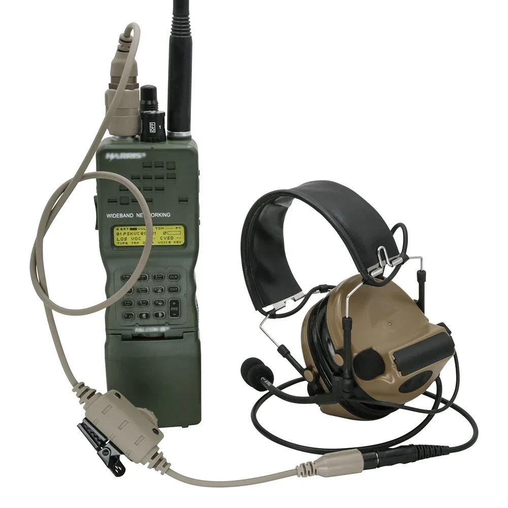 新品　PRC148用 マリタイムコネクター 6ピンコネクタ、トランシーバー、ptt rac、an、prc 148、prc 152