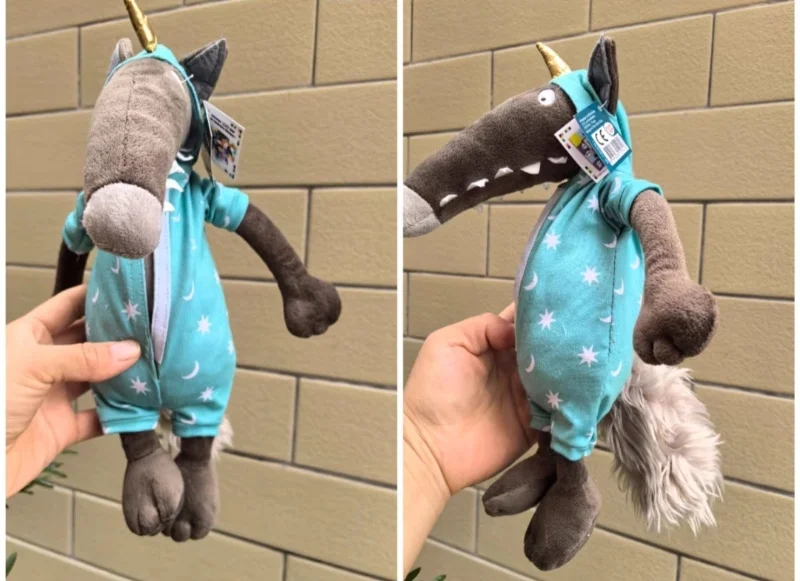 Anima Peluche Lupo Grigio | Morbido E Realistico | Lavabile In Lavatrice | 1714 - 2