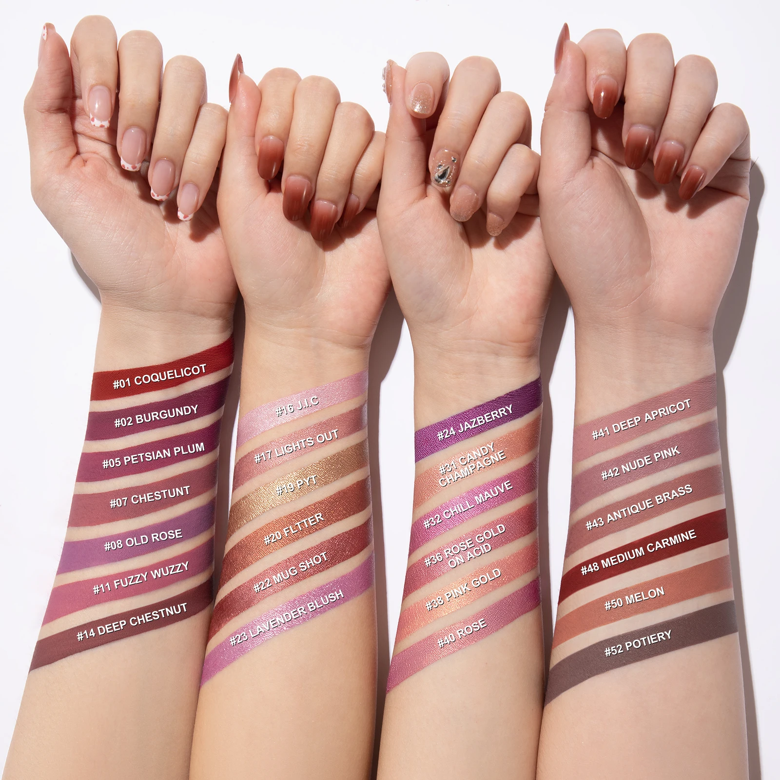 FOCALLURE 35 Colors Matte Liquid Lipstick Waterproof Long-lasting Lightweight Lip Gloss Lips Glaze Lips Tint Makeup Cosmetics 4