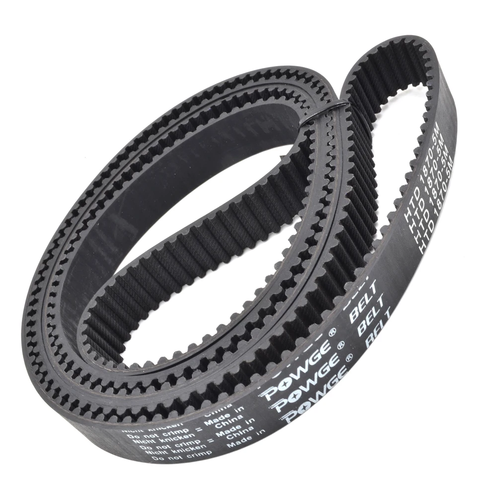 POWGE-HTDタイミングベルト、ゴム、幅10-50mm、5m、lp 1800、1815、1830、1835、1840、1875、 Cqinju-同步带 HTD14Mタイミングベルト幅30mm 35mm 40mmゴムベルト長さ14M1652mm 14M1680mm