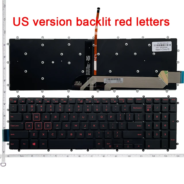 LPH Replacement Backlit Keyboard For Dell G3-3579 G3-3779 G5- 5587