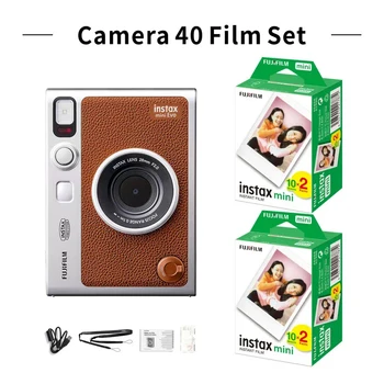 Original Fujifilm Instax Mini Evo Camera Fujifilm Instant Camera Smartphone Photos Camera Optional Fuji Instax Mini White Film 1