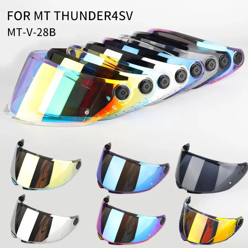 

Helmet MT-V-28B Lens Visor Replacement Face Shield For THUNDER 4 SV Motorcycle Replace Extra Lens MT Helmets Part Accessories