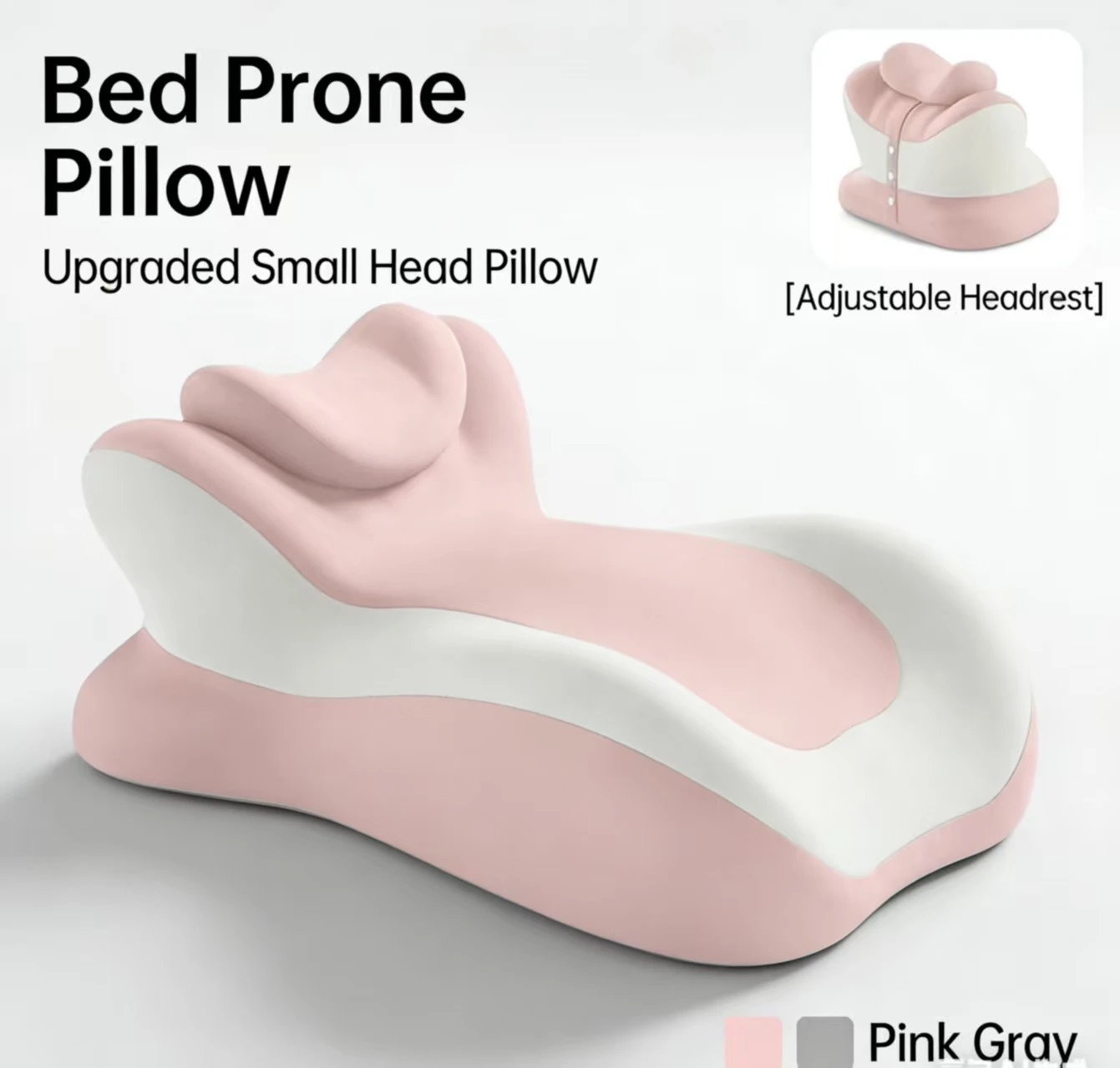 Wedge shaped memory sponge ergonomic pillow can support neck, back, legs, resting bed, sofa reading