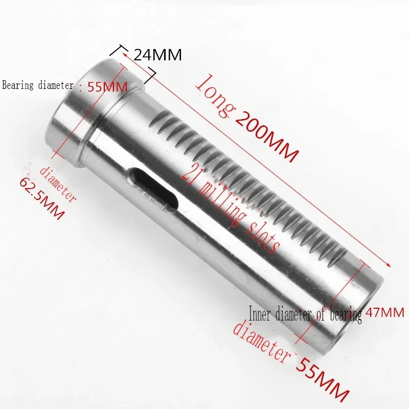 Drilling Machine Z4132 Bench Drill Accessory Shaft Spline Sleeve Main Shaft Sleeve Gear Shaft 4