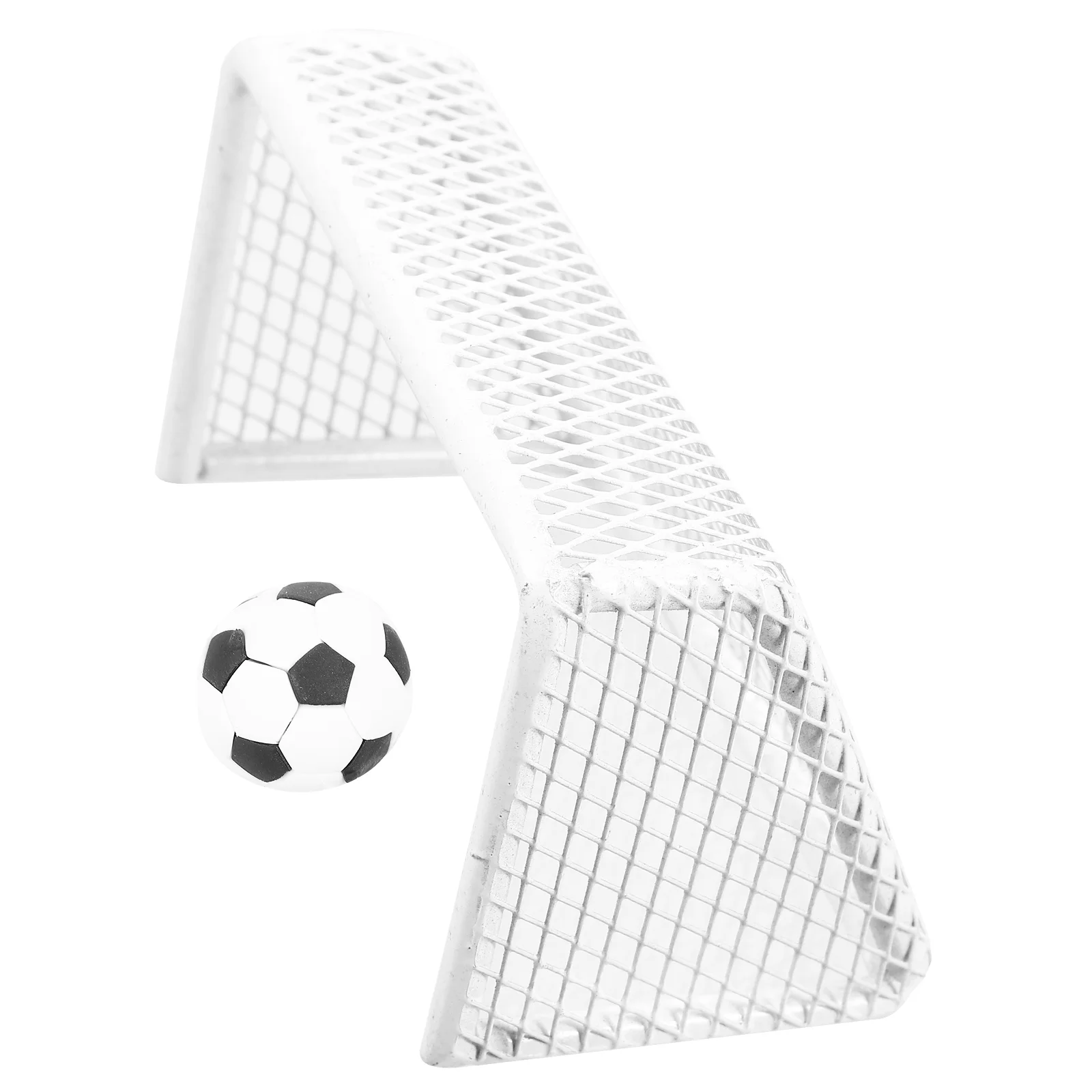 

Miniature Soccer Figures Dollhouse Soccer Ball Goal Net Set Funny Finger Toys Table Game Set Football Theme Birthday Sport