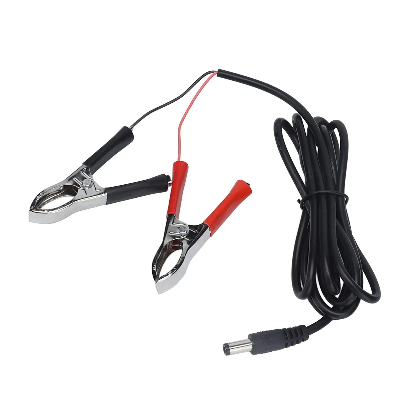 12V-24V Universal Battery Crocodile Clip Cable DC Power Plug Male Connector for LED Light/DVD/Charger