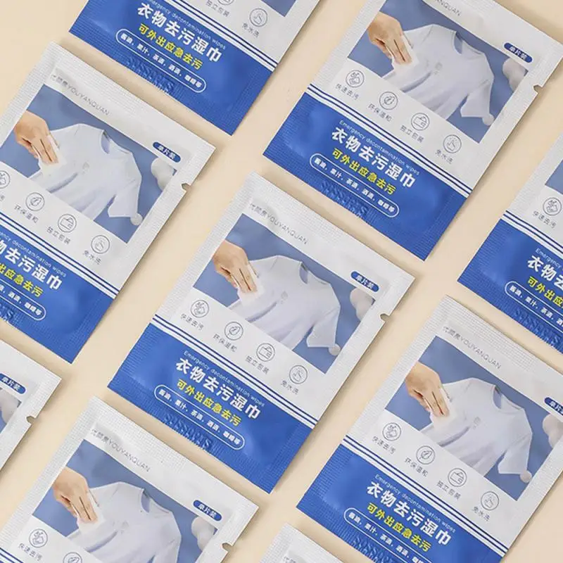 New Clothing Decontamination Paper Disposable Portable Clothes Decontamination cloth Cleaning Wipes