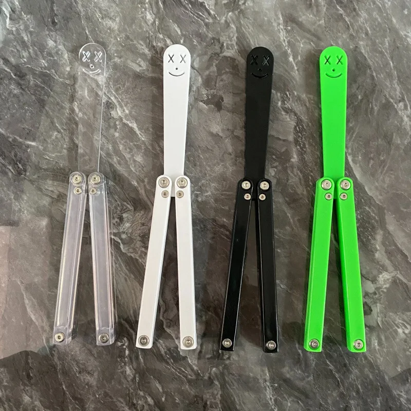 Deluxe Plastic Butterfly Knife for Beginners - Stylish and Fun Play Prop